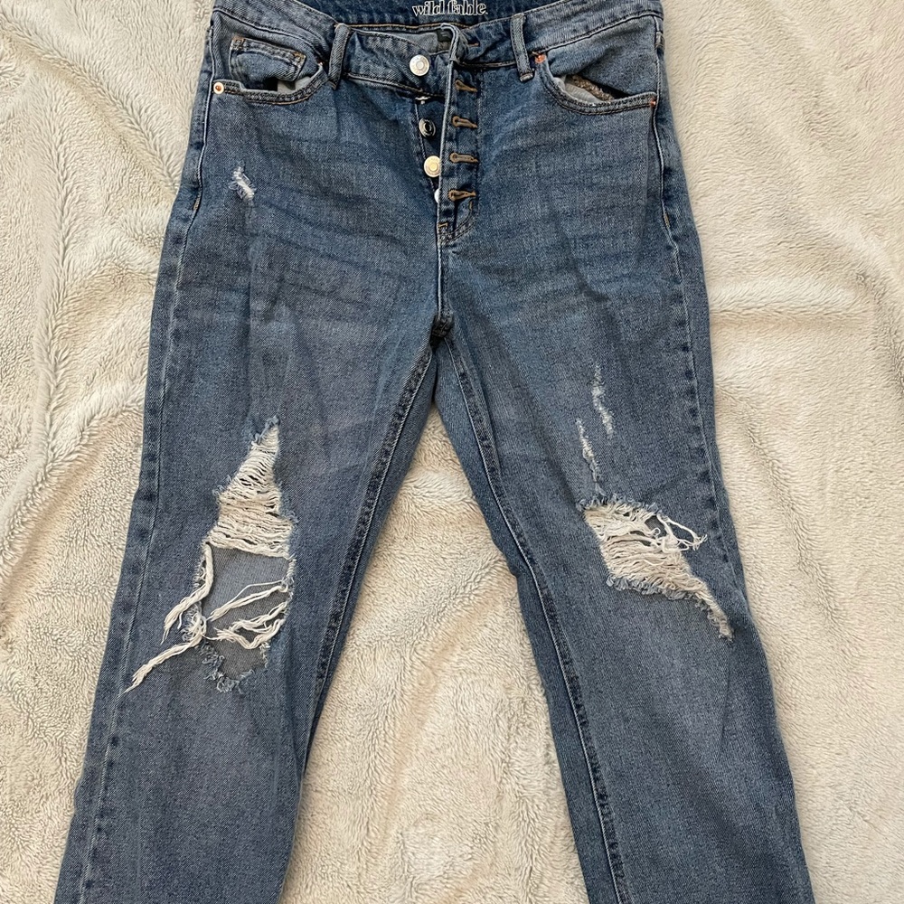 High rise women’s jeans